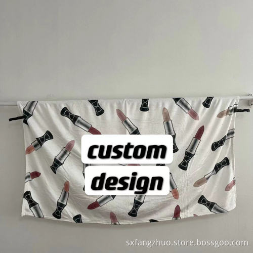 Customization the latest women beauty decorative princess sublimation blanket